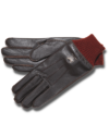 Buzz Rickson USAAF A-10 Winter Flying Gloves, Rust-Red Knit