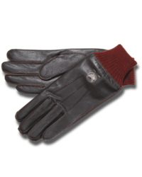 Buzz Rickson USAAF A-10 Winter Flying Gloves, Rust-Red Knit