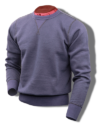 Buzz Rickson Sweatshirt, Loop-Wheeled, Set-In-Sleeve, Navy