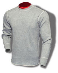 Buzz Rickson Thermal Shirt, Vintage-Style, Grey