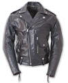 ELMC Roadstar 1950’s Motorcycle Jacket, Black Horsehide