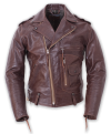 ELMC Roadstar 1950’s Motorcycle Jacket, American Walnut Horsehide