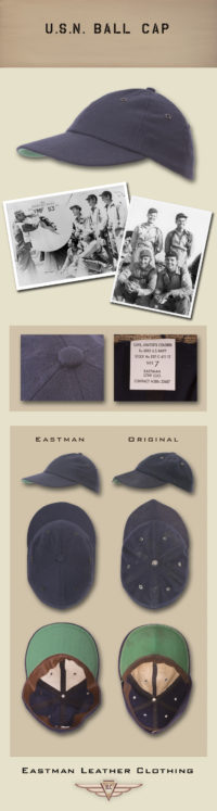 Eastman WWII USN Blue Ball Cap