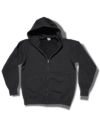 Buzz Rickson Sweatshirt, Hoodie, Loop-Wheeled, Zip-Front, Black