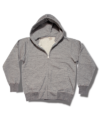 Buzz Rickson Sweatshirt, Hoodie, Loop-Wheeled, Zip-Front, Heather Grey