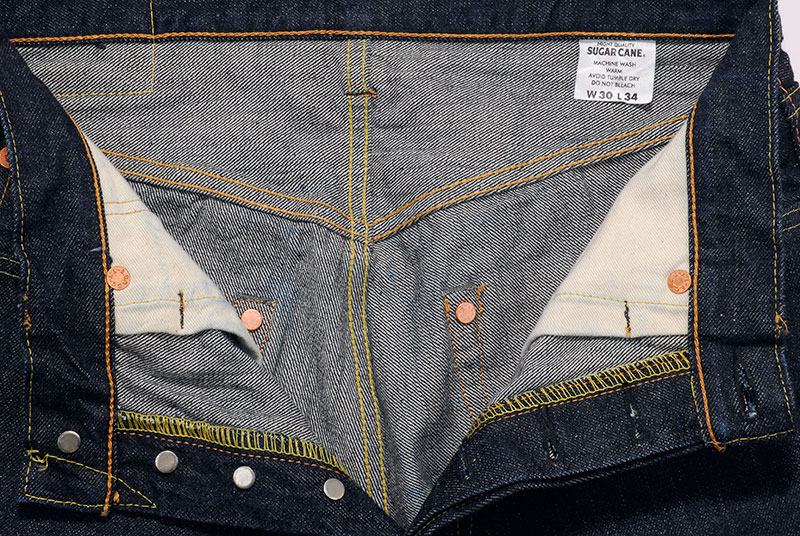 Sugar Cane 1947 One-Wash Selvage-Denim Jeans SC41947A | History ...