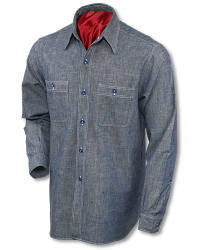 “GREYHOUND” Product:  Buzz Rickson Chambray Shirt, U. S. Navy WWII