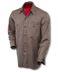 Buzz Rickson Mock-Twist Chambray Shirt, 1930’s & ’40’s, Brown