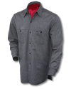 Buzz Rickson Mock-Twist Chambray Shirt, 1930’s & ’40’s, Charcoal
