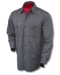 Buzz Rickson Mock-Twist Chambray Shirt, 1930’s & ’40’s, Charcoal