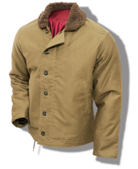 Buzz Rickson N-1 Deck Jacket, U. S. Navy, Heavyweight, Khaki, Non-Stenciled HPA Edition