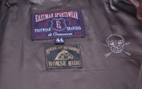 ELMC Californian Vintage-Style, Half-Belt Jacket, Havana Brown
