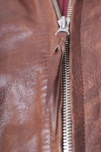 ELMC Californian Vintage-Style, Half-Belt Jacket, Havana Brown
