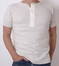 ELMC Henley Tee Shirt, Oatmeal