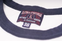 ELMC Vintage-Style Team Tee Shirt, Ecru/Navy