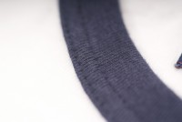ELMC Vintage-Style Team Tee Shirt, Ecru/Navy