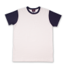 ELMC Vintage-Style Team Tee Shirt, Ecru/Navy
