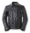 ELMC Californian Vintage-Style, Half-Belt Jacket, Black
