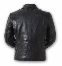 ELMC Californian Vintage-Style, Half-Belt Jacket, Black