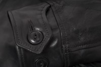 ELMC Californian Vintage-Style, Half-Belt Jacket, Black