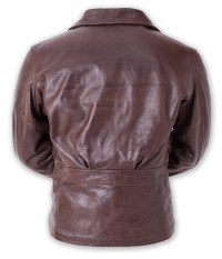 ELMC Windward Vintage-Style Motorcycle Jacket, American Walnut