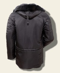 Buzz Rickson William Gibson N-3B Flying Jacket, Tailored Cut, Black BR12668