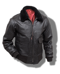Buzz Rickson William Gibson G-1 Flying Jacket, Black Buffalo Hide