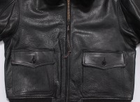 Buzz Rickson William Gibson G-1 Flying Jacket, Black BR80463