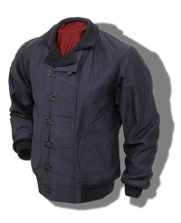“GREYHOUND” Product:  Buzz Rickson USN Hook-Front Deck Jacket, Blue, Non-Stenciled