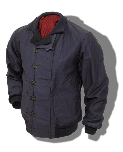 Buzz Rickson USN Hook-Front Deck Jacket Blue | History Preservation