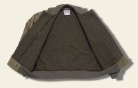 Buzz Rickson U. S. Navy Khaki Hook-Front Deck Jacket, Non-Stenciled BR13580-135