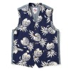 Sun Surf Duke’s Pineapple Tailored Vest, Navy – Clearance!