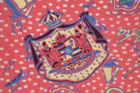 Sun Surf Vintage-Style Hawaiian Shirt, Coats of Arms Tapas, Red SS37784-165