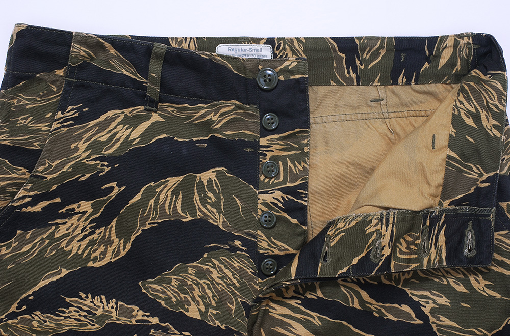 Buzz Rickson's Golden Tiger-Stripe Camouflage Trousers | History ...