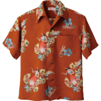 Sun Surf Vintage-Style Hawaiian Shirt, Hula Dancer SS38033-138