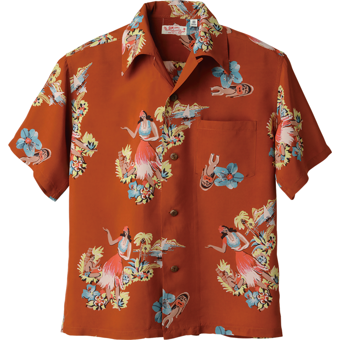 90s Vintage Hawaiian Short Sleeve Hula Retro Surfer Costume Men’s Oversized Button Up