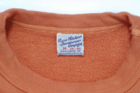 Buzz Rickson Sweatshirt, Loop-Wheeled, Set-In-Sleeve, Faded Orange BR65622_159