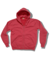 Whitesville Hoodie Sweat Jacket, Heavyweight, Loop-Wheeled, Faded Red