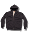 Whitesville Hoodie Sweat Jacket, Super-Heavyweight Lined, Black