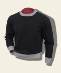 whitesville sweatshirt two-tone black & grey wv68322