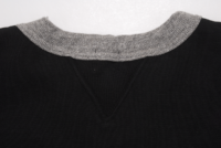 whitesville sweatshirt two-tone black & grey wv68322