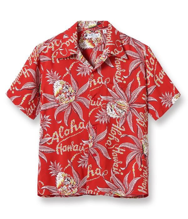 Sun Surf Hawaiian Shirt Pineapple Passion Red SS38312 | History ...