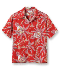 Sun Surf Vintage-Style Hawaiian Shirt Pineapple Passion, Red