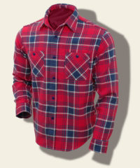 Sugar Cane Dense-Twill Check Shirt, Vintage Red SC27059-165 2015