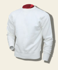 Buzz Rickson Sweatshirt, Loop-Wheeled, Set-In-Sleeve, Off-White BR65622-101