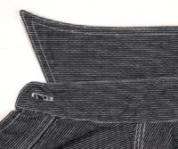 Sugar Cane Reinforced-Sleeve, Jean-Cord Shirt, Black SC25511-119