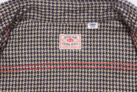 Sugar Cane Hound's Tooth Flannel-Twill Shirt, Off-White SC28739-105
