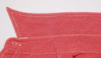 Sugar Cane Reinforced-Sleeve, Jean-Cord Shirt, Red SC25511-165
