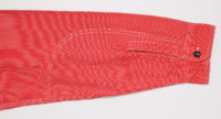 Sugar Cane Reinforced-Sleeve, Jean-Cord Shirt, Red SC25511-165