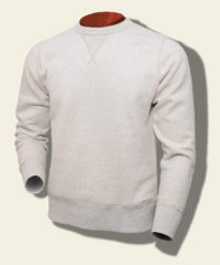 Buzz-Rickson-Sweatshirt-Loop-Wheeled-Set-In-Sleeve-br65622-131-oatmeal